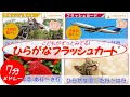 フラッシュカード ひらがな メドレー 1 あいうえお 赤ちゃんと 子供が喜ぶ 幼児向けフラッシュカード Japanese & English Flashcards for kids