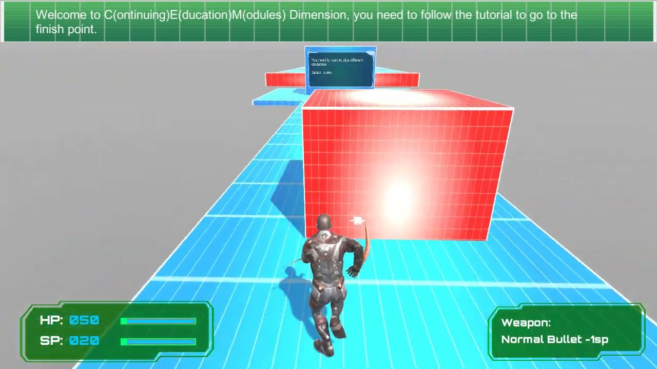 Demo play of C(ontinuing)E(ducation)M(odules) Adventure Prologue Stage(Closed Beta Version)