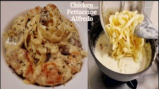 I've Never Had Such Delicious Pasta! ::Creamy Chicken Fettuccine Alfredo Recipe |Deep Flavor