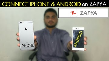 How to connect Iphone to Android on Zapya | Share file from iOS to Android