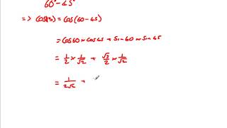 Compound Angles Questions Solutions