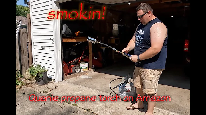 An unboxing and quick review of the Quanie propane torch bought on Amazon.