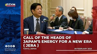 Call of the Heads of Japan’s Energy for a New Era (JERA) 2/9/2023