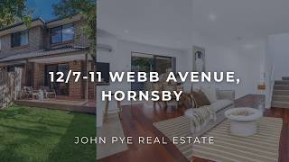 12/7-11 Webb Avenue, Hornsby | John Pye Real Estate