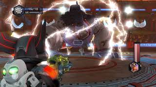 Ratchet And Clank Future A Crack In Time All Weapons Vs Snowball Max Level