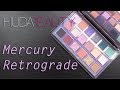 Huda MERCURY RETROGRADE Palette: Real Swatches & Review
