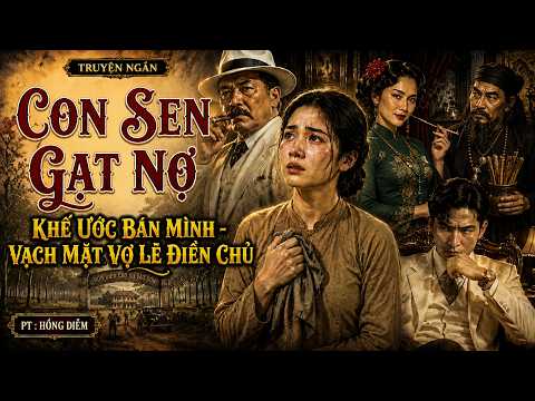 Chuyện Xưa Nam Bộ - CON SEN GẠT NỢ - Khế Ước Bán Mình & Vạch Mặt Vợ Lẽ Điền Chủ | Nghe Là Dễ Ngủ