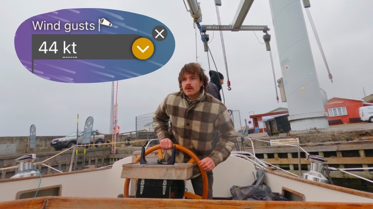 ⁣Splashing Our Sailboat in 40 Knots of Wind