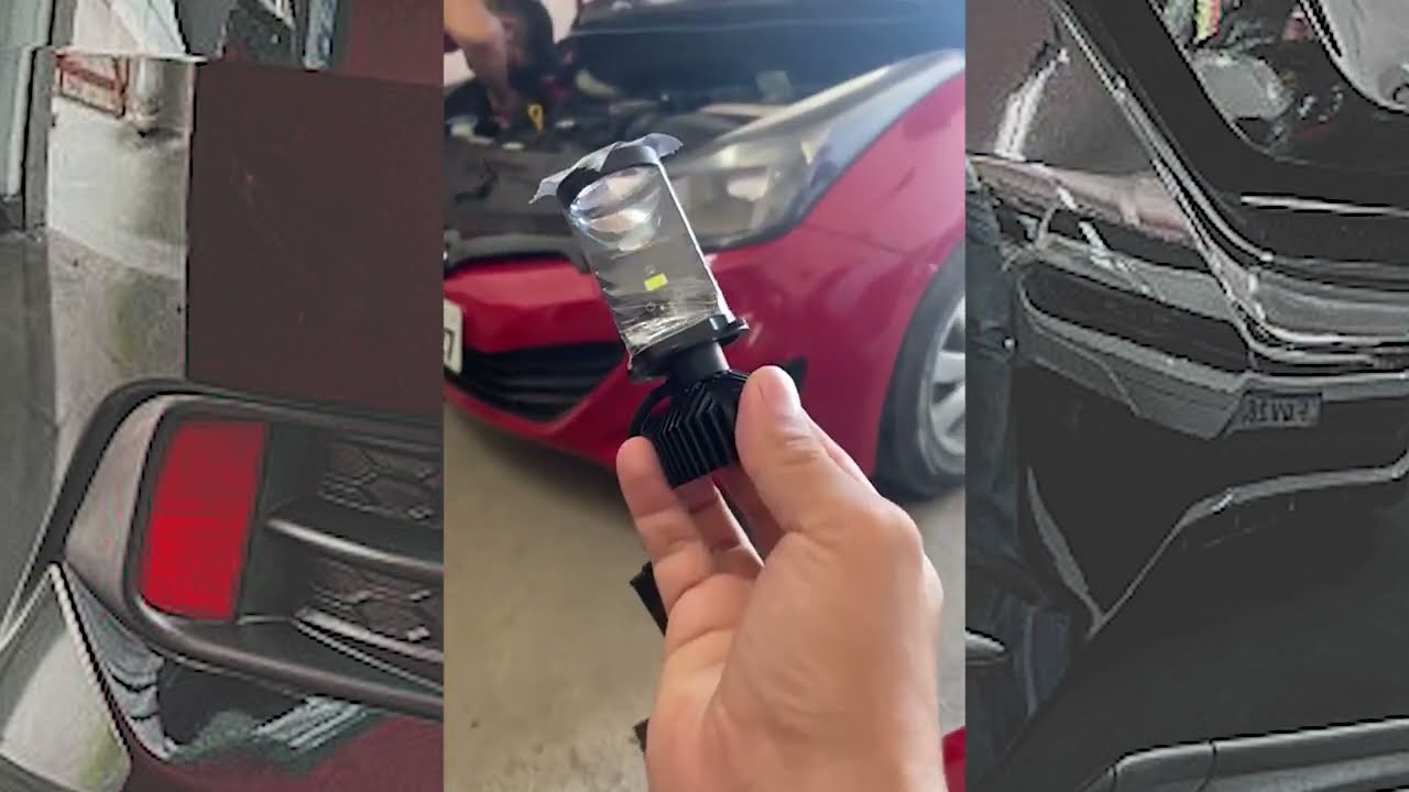 Melhor lâmpada de Carro Lâmpada Super Led Canhão Farol Projetor Carro/moto H4 custo beneficio.