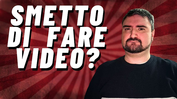 Ho preso una decisione importante per il canale.