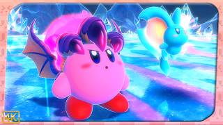 Kirby and the Forgotten Land + Star-Crossed Road ⁴ᴷ All 3 Final Bosses & Endings (Dragon Fire Kirby)