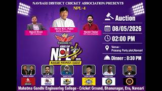 NAVSARI DISTRICT PREMIER LEAGUE - 4 - AUCTION