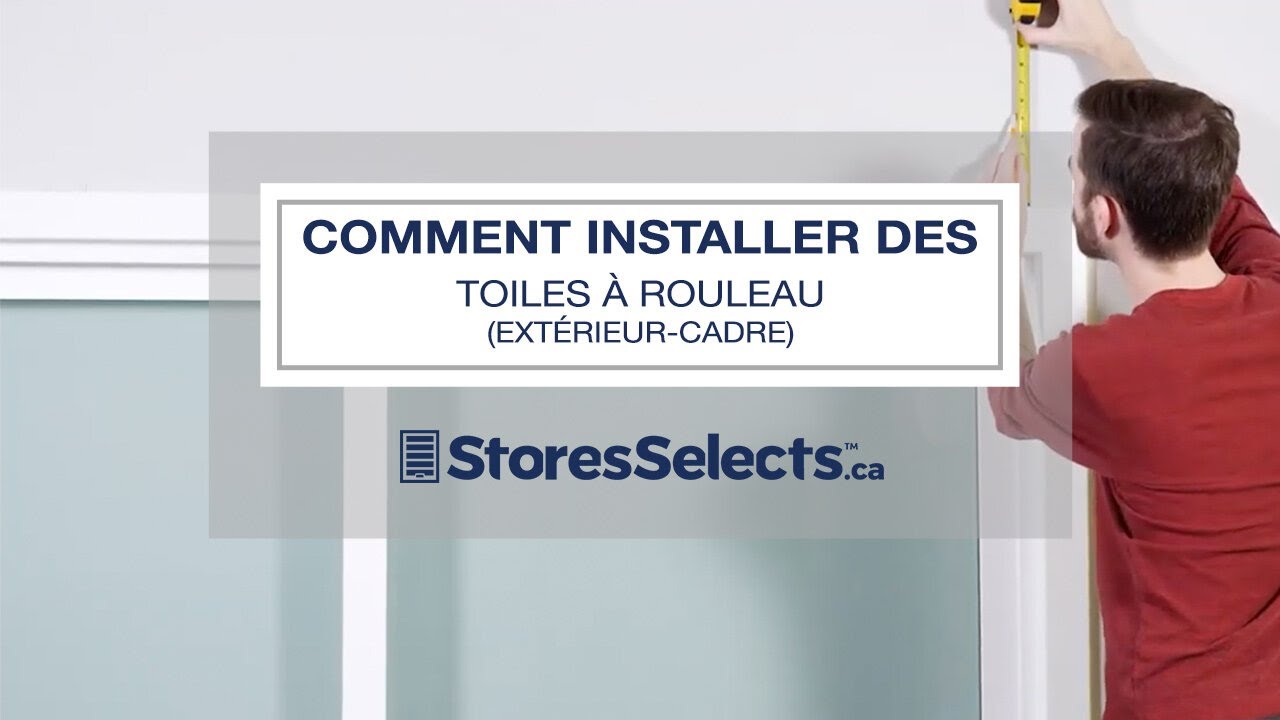 Vidéo d'installation pour toiles à rouleau installées extérieurcadre avec rouleau exposé YouTube Vidéo d'installation pour toiles à rouleau installées extérieurcadre avec rouleau exposé YouTube