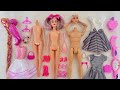 Unboxing Barbie Family Playset, Doll Dressup Set Toys ASMR | Toys Review 