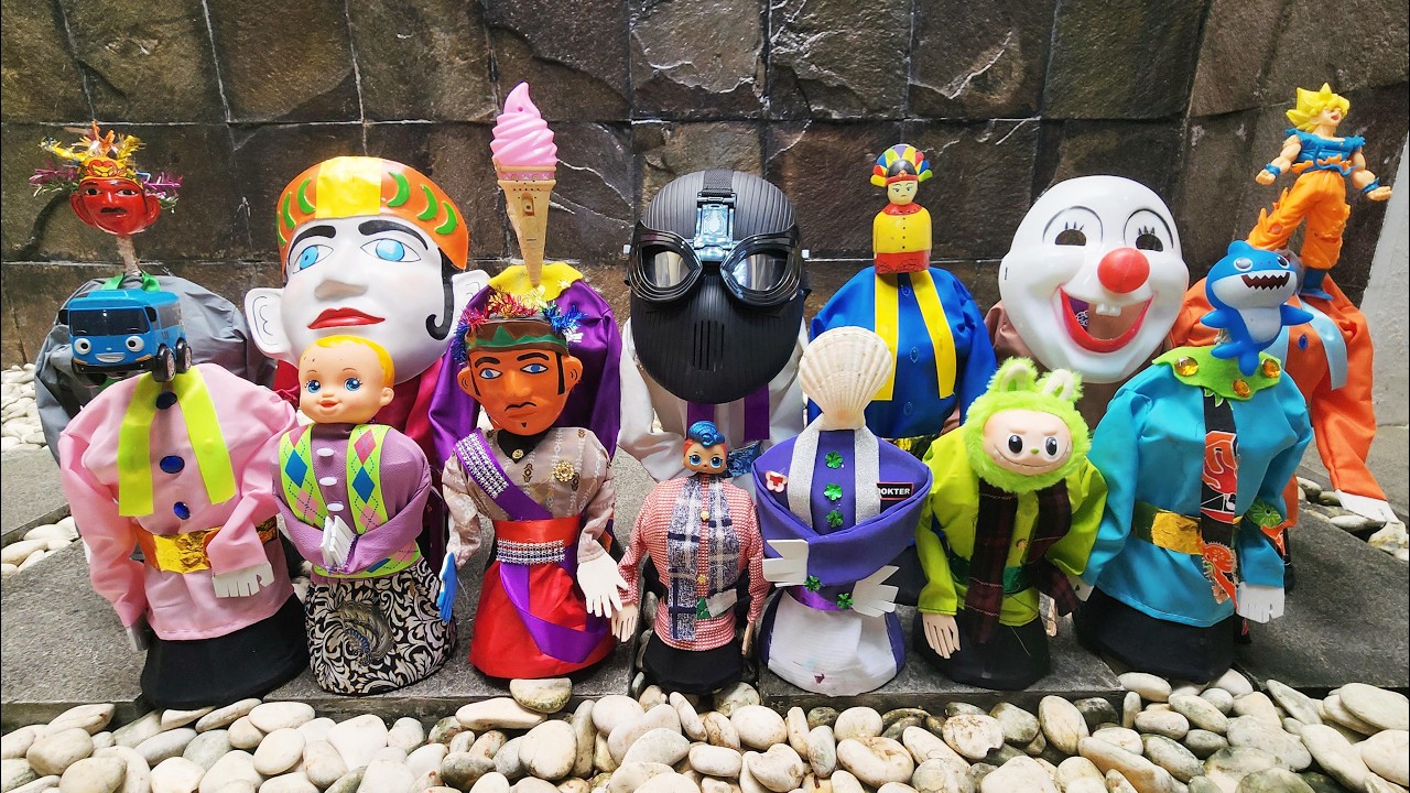 Temukan Ondel Ondel Kepala Baby Shark, Tayo, Es Krim, Badut Labubu Lalu Copot Pasang Ke Badan 175