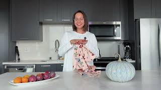 Flour Sack Kitchen Towels - Set of 2 Cotton Dish Towels