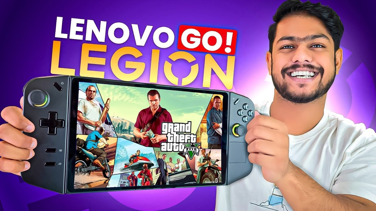 Lenovo Legion Go Unboxing - Best Handheld Gaming PC | GTA V Gaming Test !!