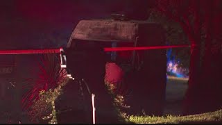 Police arrest 16-year-old after man found dead in burned vehicle