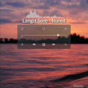 Status wa lagu Langit Sore - Rumit