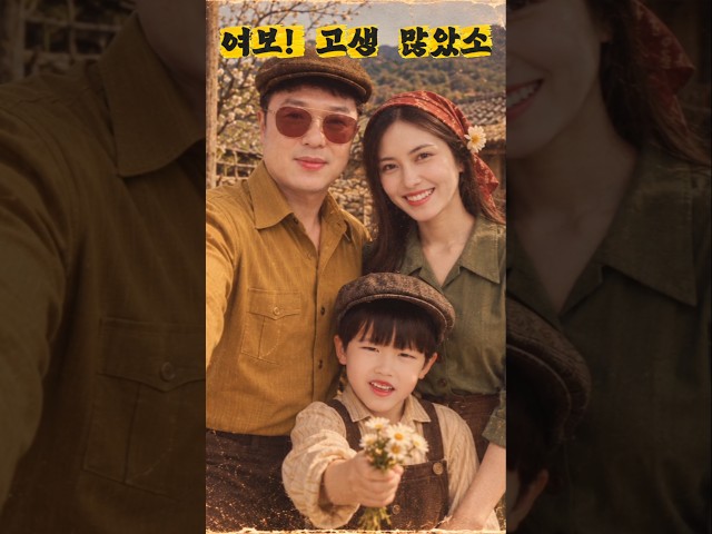 벌써 세월이 이렇게 흘렀소 #ai #70년대 #복고 #국제결혼 #10년차