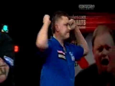 Taylor 2 Nine Darters Finish Darts Tragedy World Championships Freak Accident 2010