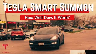 Tesla Model 3 - Smart Summon - How Well Does It Work in 2022?