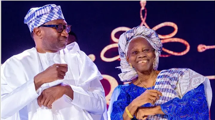 BILLIONAIRE FEMI OTEDOLA'S MOTHER SHOWS OFF DANCE STEPS ON HER 90TH BIRTHDAY AS SUNNY ADE DAZZLES