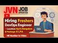 Fresher DevOps Openings 2026 From Job Mills|
