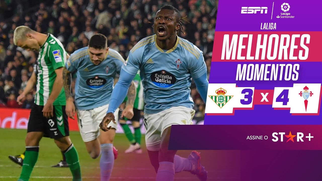 CELTA DE VIGO VENCE O REAL BETIS EM JOGAÇO ELETRIZANTE DE 7 GOLS EM LALIGA | MELHORES MOMENTOS