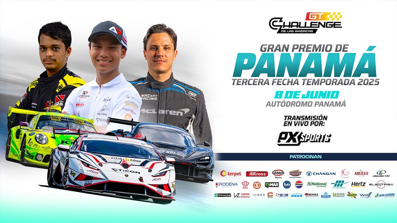 ¡Velocidad sin fronteras! GT Challenge de las Américas en Panamá | Transmisión en VIVO por PX Sports