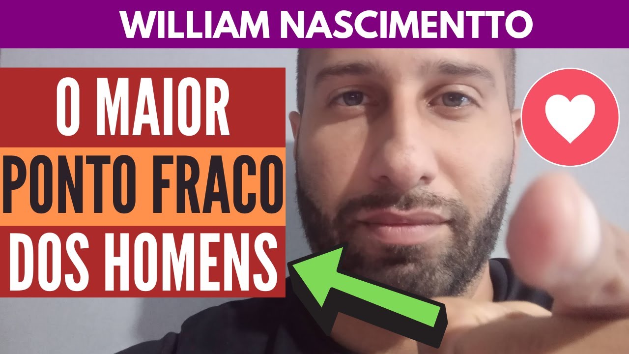 O Maior PONTO FRACO de um HOMEM | William Nascimentto