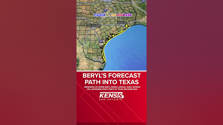 BERYL FORECAST: Here's the latest on when and where the storm will make landfall in Texas