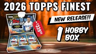 EXTRA AUTO HIT!🚨NEW RELEASE🚨2026 TOPPS FINEST BASEBALL HOBBY BOX