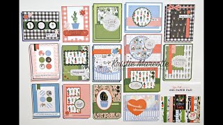 Echo Park - Plant Lady - 30 Cards from one 6x6 paper pad