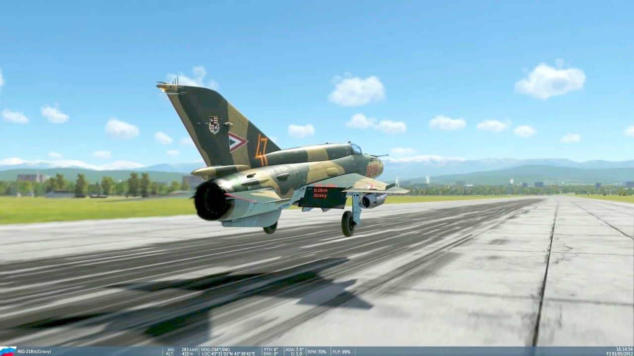 DCS MIG-21 indítás magyarul. 1.
