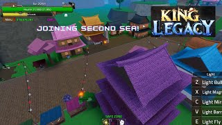 Unlocking 2nd sea in King legacy#roblox #tutorial #king legacy