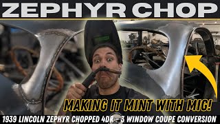 MIG WELDING for a PERFECT RESULT  'A' Pillars 1939 Lincoln Zephyr Coupe Conversion