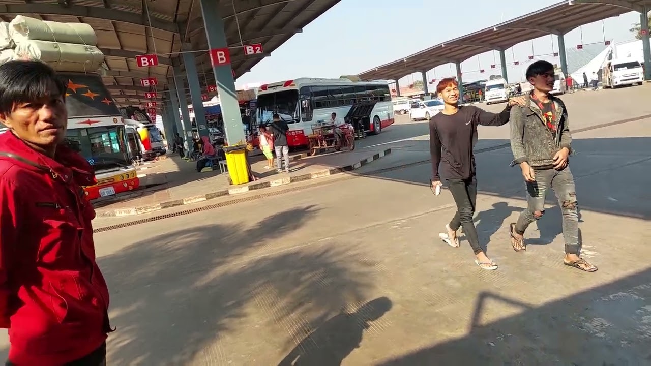 สถานีขนส่งโดยสานสายใต้นครหลวงเวียงจันทน์ 29/1/2023