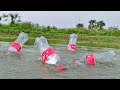 Beautiful Fishing Video | Traditional Village Boy Plastic Bottle Fish Trap With Hook