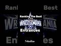 Ranking The Best WrestleMania 25 entrances #top5#wrestlemania#undertaker#tripleh#edge#johncena#edit