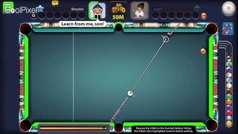 3 rail bankshot / miniclip 8ballpool