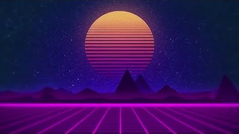 Retrowave Audio React After Effects Templates