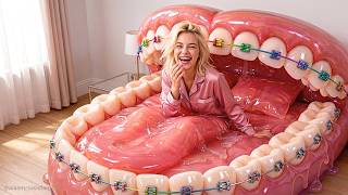 Which Crazy Bed Would You Choose? 🦋 | Ultimate Oddly Satisfying AI ASMR #28  #aiasmr screenshot 2