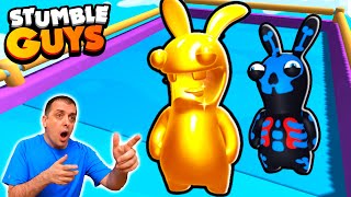 Quiero la SKIN RABBID de ORO en Stumble Guys