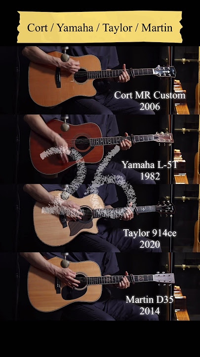 Acoustic Guitar comparison 26 @acousticgroove