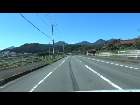 【車窓倍速】晴れた秋空、お昼前の千代田ドライブ 川西や壬生(北広島町 2024.10.13)