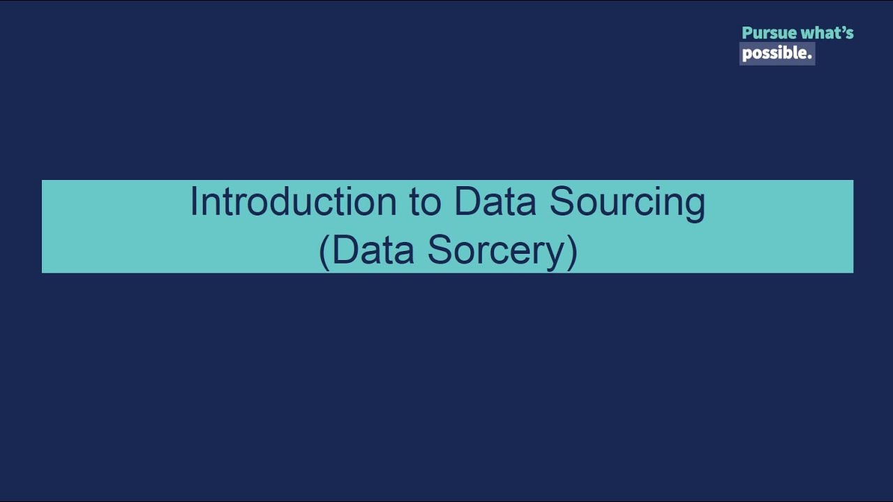 Introduction to Data Sourcing (Fall 2024)