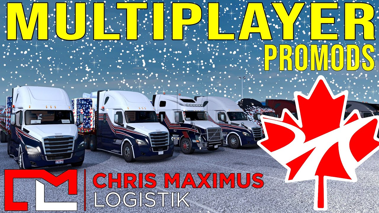 ATS MULTIPLAYER Winter Mod - CML CONVOY Washington ᐅ LIVE [#366 ...