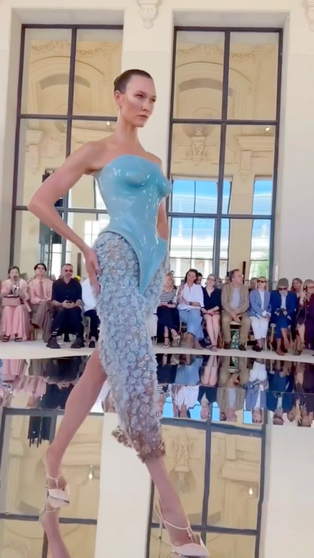 Karlie Kloss walks for Schiaparelli Haute Couture FW26–27