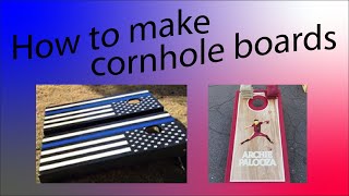 How to make the professional looking cornhole Boards High Quality Professional Cornhole Diy